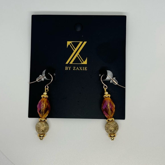 Z by Zaxie Stunning Multi Colored Faceted Stone Fish Hook Drop Earrings - Picture 4 of 15